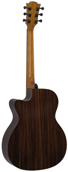 Lag Tramontane 218 A/E Guitarra Acústica-Eléctrica Auditorium Cutaway - Tapa Abeto Engelmann Macizo, Fondo Palisandro, Natural