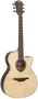 Lag Tramontane 218 A/E Guitarra Acústica-Eléctrica Auditorium Cutaway - Tapa Abeto Engelmann Macizo, Fondo Palisandro, Natural