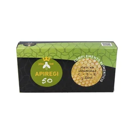 Artesania Apiregi-50 Jalea Real 1000mg Complemento Alimenticio con Vitaminas C, D, E y Zinc - 24 Ampollas