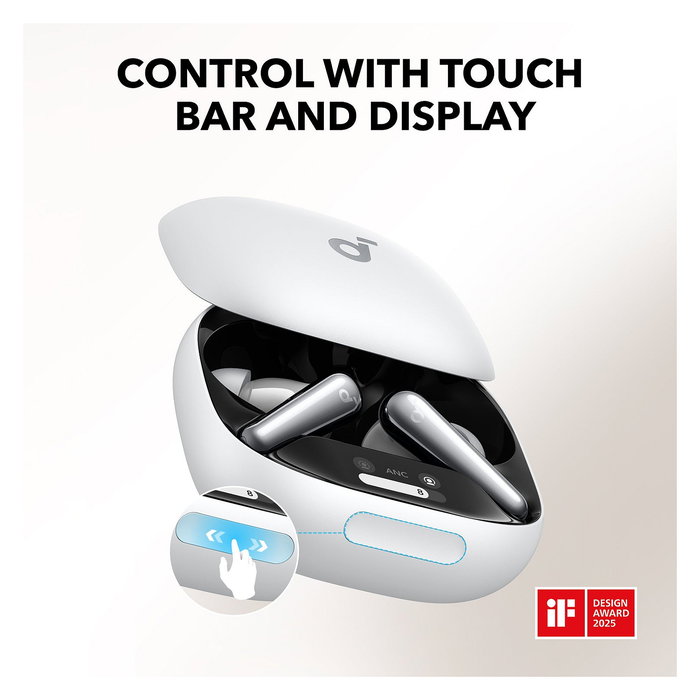 Anker Soundcore Liberty 4 Pro Blancos Auriculares Inalámbricos con Cancelación de Ruido Activa