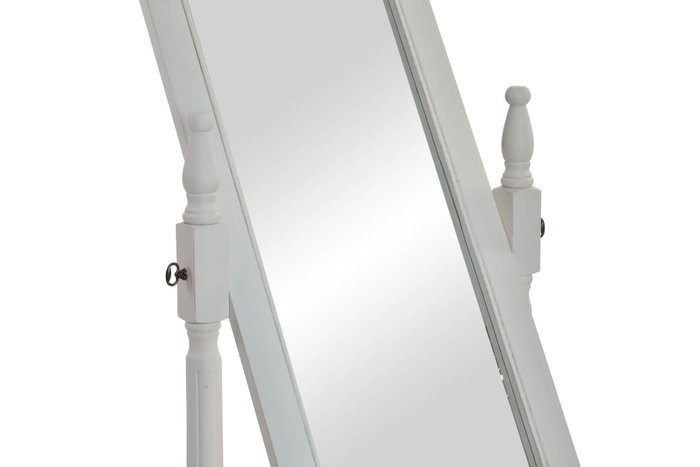 DKD Home Decor Espejo de Madera Blanco Versalles3 54x50x170 cm