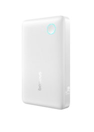 Baseus Power Bank EnerFill FP11 10000mAh 15W Moon White con Cable USB-C 20V/3A 30cm Blanco