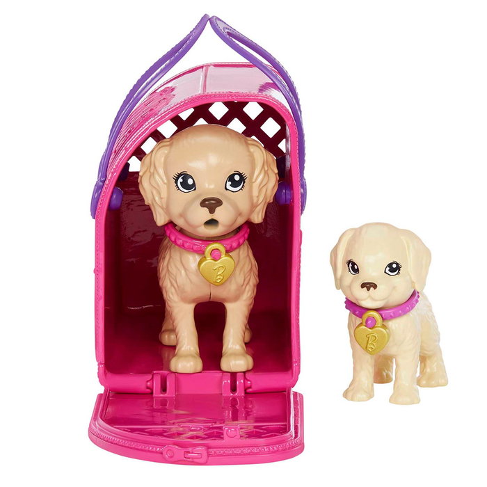 Barbie Muñeca Adopta Perritos HKD86 Mattel Juguete para Niños +3 Años