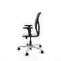 PIQUERAS Y CRESPO Silla de oficina Motilla con mecanismo Sincro/Traslack Blanco/Gris