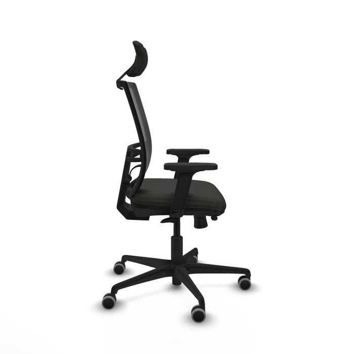 PIQUERAS Y CRESPO Silla de oficina Yunquera con mecanismo Sincro/Traslack y cabecero PIQUERAS Y CRESPO Silla de oficina Yunquera con mecanismo Sincro/Traslack y cabecero