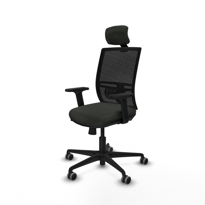 PIQUERAS Y CRESPO Silla de oficina Yunquera con mecanismo Sincro/Traslack y cabecero PIQUERAS Y CRESPO Silla de oficina Yunquera con mecanismo Sincro/Traslack y cabecero