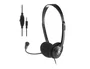 NGS MS103MAX Auriculares con Micrófono, Jack 3.5mm, Negro