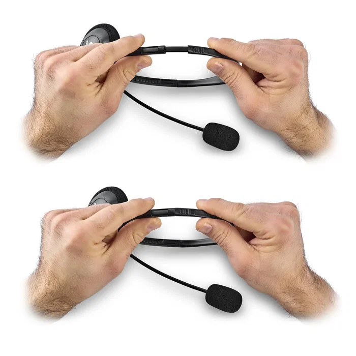 NGS MS103MAX Auriculares con Micrófono y Control de Volumen Negro