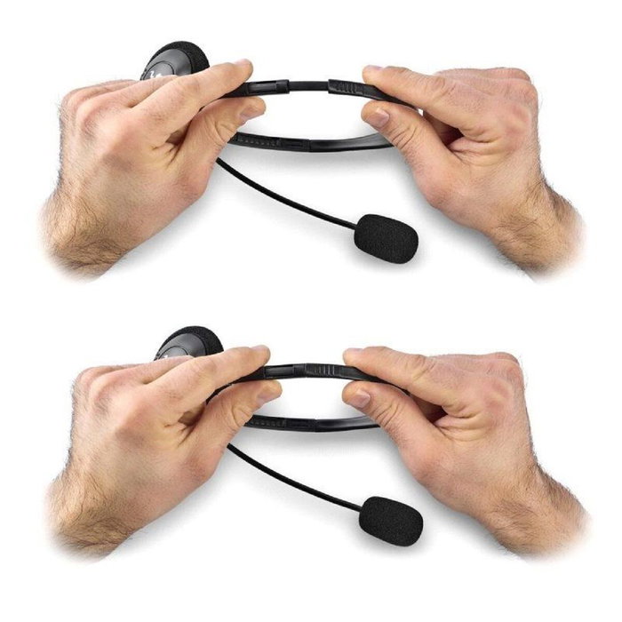 NGS MS103MAX Auriculares con Micrófono y Control de Volumen Negro
