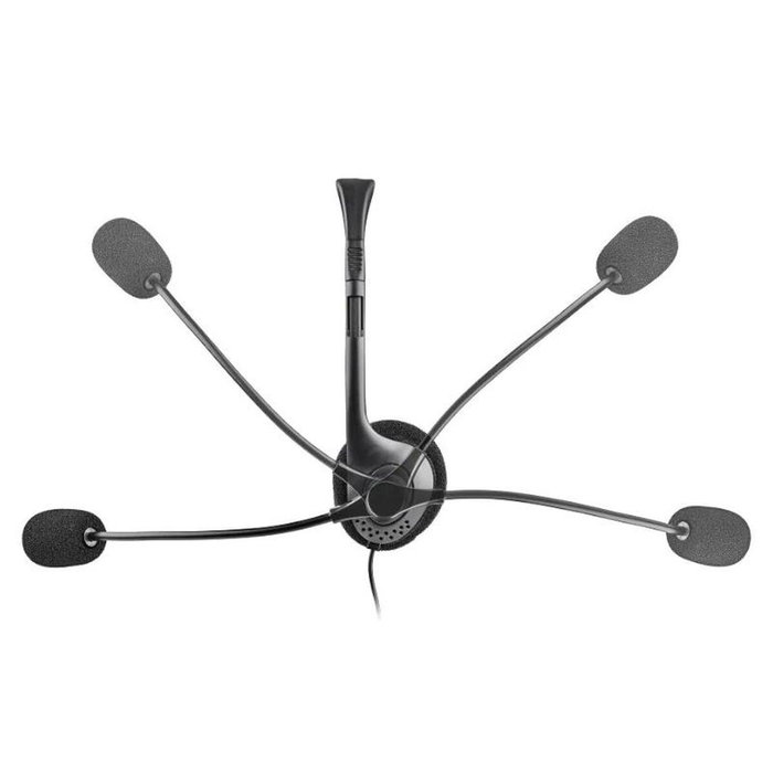 NGS MS103MAX Auriculares con Micrófono y Control de Volumen Negro