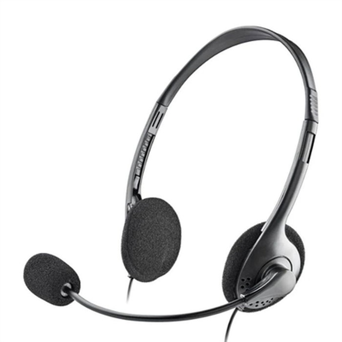 NGS MS103MAX Auriculares con Micrófono y Control de Volumen Negro
