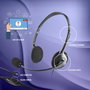 NGS MS103MAX Auriculares con Micrófono y Control de Volumen Negro