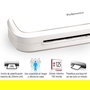 Plastificadora Fellowes L125 5737201/ hasta A4 y 125 Micras/ Blanca