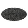 Ixia Salvamantel Trenzado Negro-Blanco 38 x 38 cm (Pack de 4)
