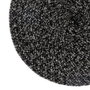 Ixia Salvamantel Trenzado Negro-Blanco 38 x 38 cm (Pack de 4)