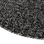 Ixia Salvamantel Trenzado Negro-Blanco 38 x 38 cm (Pack de 4)