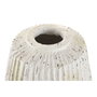DKD Home Decor Jarrón Magnesia Envejecido Blanco 28x28x41 cm