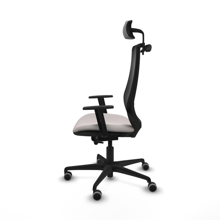 PIQUERAS Y CRESPO Silla de oficina Mardos con mecanismo Sincro/Traslack Blanco/Negro PIQUERAS Y CRESPO Silla de oficina Mardos con mecanismo Sincro/Traslack Blanco/Negro