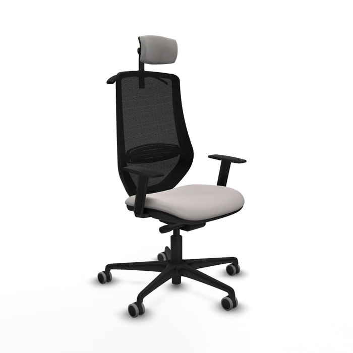 PIQUERAS Y CRESPO Silla de oficina Mardos con mecanismo Sincro/Traslack Blanco/Negro PIQUERAS Y CRESPO Silla de oficina Mardos con mecanismo Sincro/Traslack Blanco/Negro