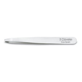 Tres Claveles Pinza Cangrejo Inox 10 cm. Pinzas Depilar Acero Inoxidable