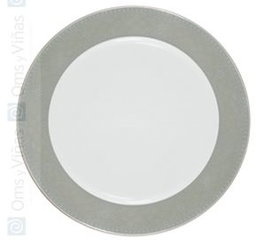 OMS Espiga Gris Plato 31 Llano (Set de 6)