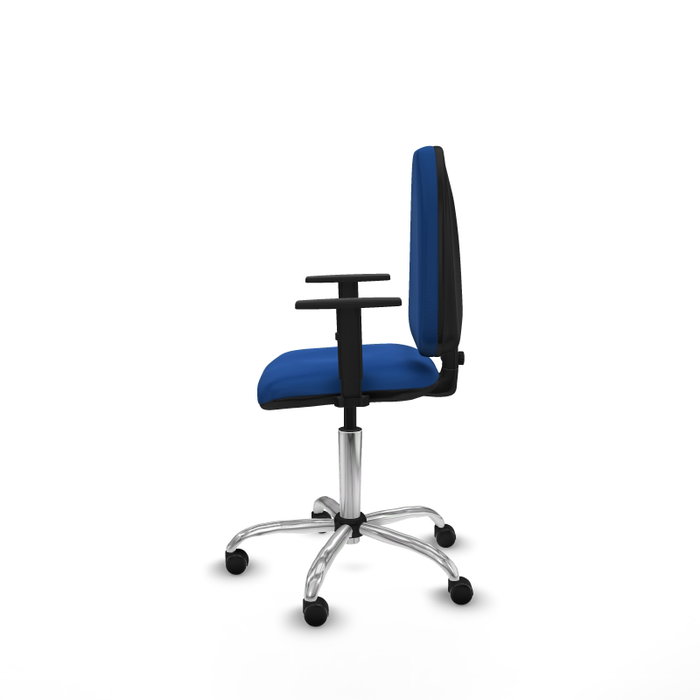 PIQUERAS Y CRESPO Silla de oficina Aýna Azul con Brazos 1D