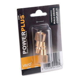 Powerplus Conectores Macho Orion Latón Rosca Hembra 1/4 Pulg, 2 Unidades