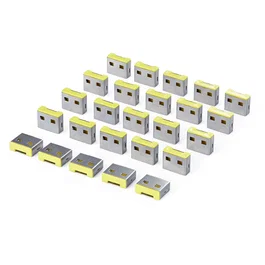 StarTech.com Pack de 25 bloqueadores de puerto USB tipo A, Plata y Verde