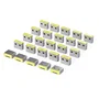 StarTech.com Pack de 25 bloqueadores de puerto USB tipo A, Plata y Verde