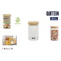 Quttin Tarro Boro Cuadrado con Bambú 720ml