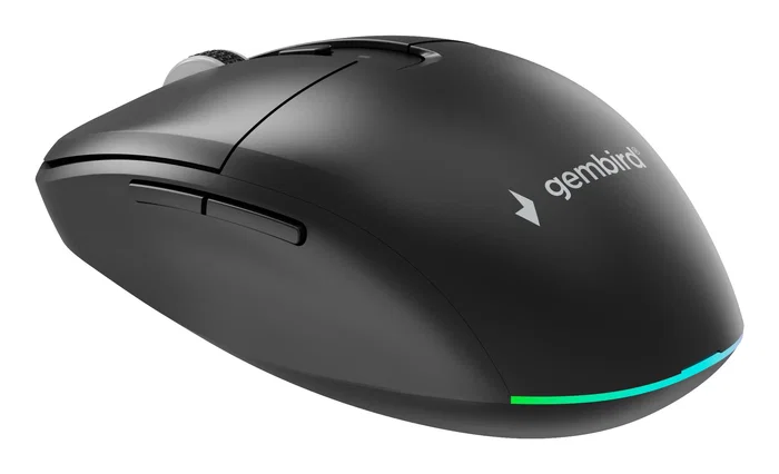 GEMBIRD MUSW2-6B-01 Ratón Inalámbrico Óptico Negro