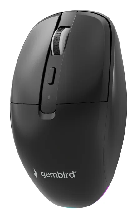 GEMBIRD MUSW2-6B-01 Ratón Inalámbrico Óptico Negro