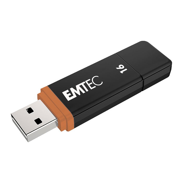 EMTEC K100 16GB USB 2.0 Memoria USB Tapa Negro Multicolor Pack 10 Unidades EMTEC K100 16GB USB 2.0 Memoria USB Tapa Negro Multicolor Pack 10 Unidades
