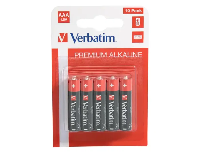 Verbatim Pack de 10 Pilas Alcalinas AAA-LR03 Micro Verbatim Pack de 10 Pilas Alcalinas AAA-LR03 Micro