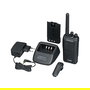 Kenwood TK-3501E - Walkie Talkie Profesional, 16 Canales, Alcance 9 km, IP54, Negro, Incluye Pilas y Pinza