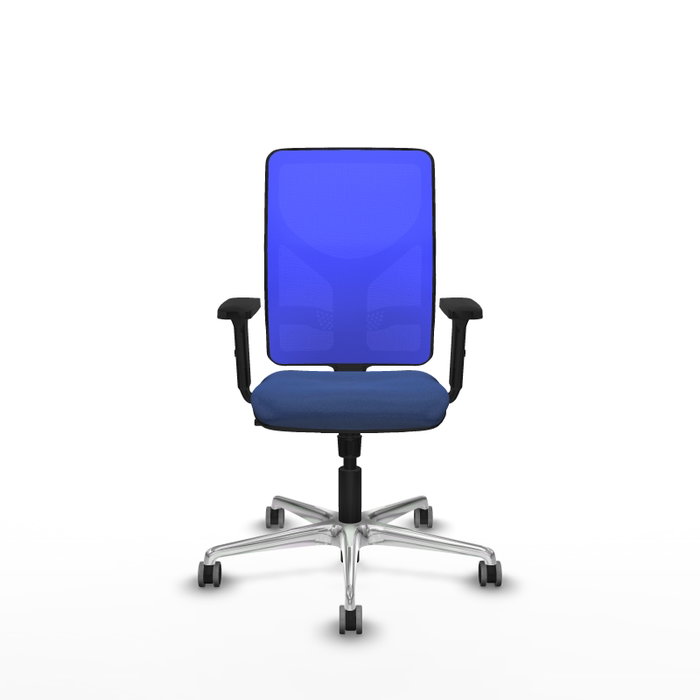 PIQUERAS Y CRESPO Silla de oficina Motilla con mecanismo Sincro Azul