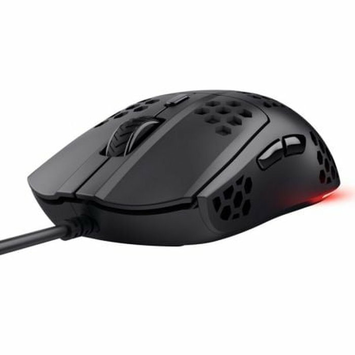 Trust GXT 928 HELOX Ratón Gaming Negro 6400 DPI