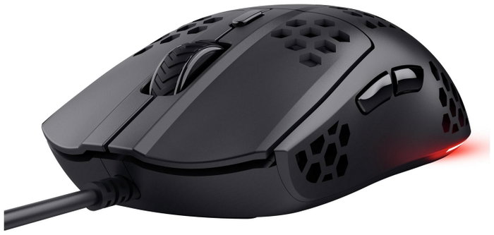 Trust GXT 928 Helox Ratón Gaming Ligero Negro