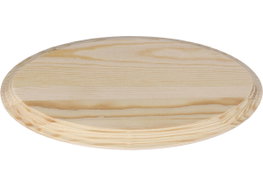Innspiro Peana de madera de pino macizo elipse