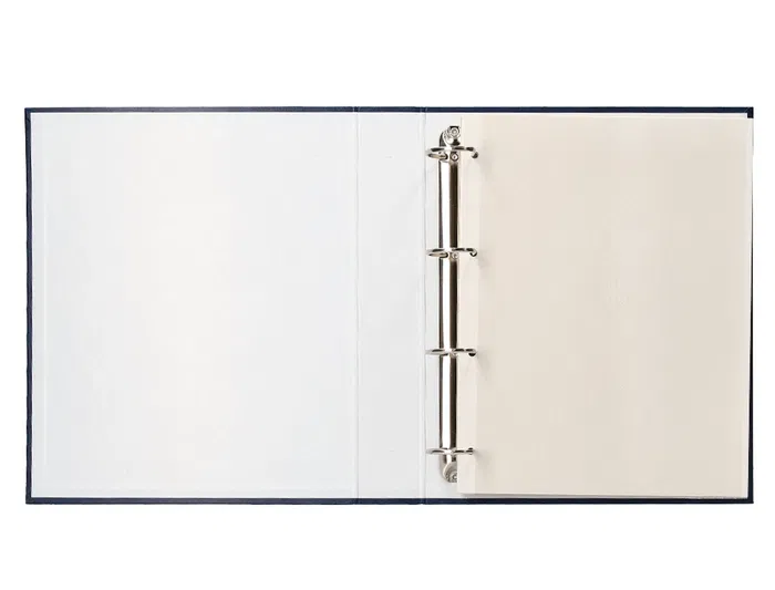 Liderpapel Álbum de Fotos Serie Classic con Anillas y 20 Hojas Autoadhesivas, Color Azul