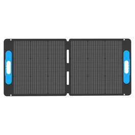 RealPower Panel Solar Plegable SP-100E 100 W 2 Paneles Monocristalino con USB Tipo C y Tipo A, para Balcón, Camping y Jardín