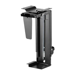 Aisens Soporte Giratorio y de Altura Ajustable para CPU Debajo de Escritorio con Bloqueo Fácil