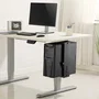 Aisens Soporte Giratorio para CPU con Ajuste de Altura y Profundidad Negro