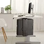 Aisens Soporte Giratorio para CPU con Ajuste de Altura y Profundidad Negro