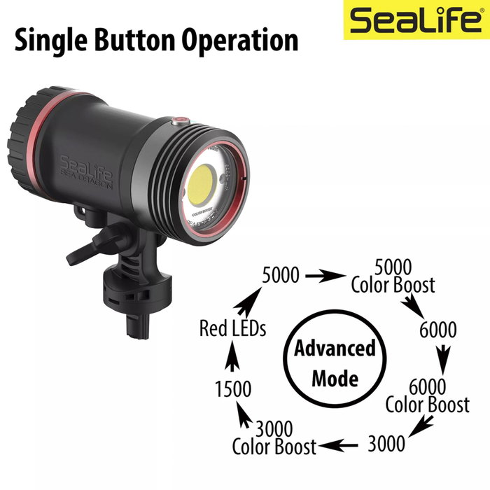 Sealife Sea Dragon 5000+ con Color Boost Light Head (SL680-1) Sealife Sea Dragon 5000+ con Color Boost Light Head (SL680-1)