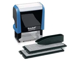 Trodat Sello Automático Imprentilla 5 Líneas Texto 3mm / 4mm Ref 6004 6003 Medidas 58x22 mm