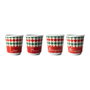 Bialetti Set 4 Biccherini Tricolore de Espresso
