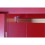 DKD Home Decor Armario Abeto MDF Rojo