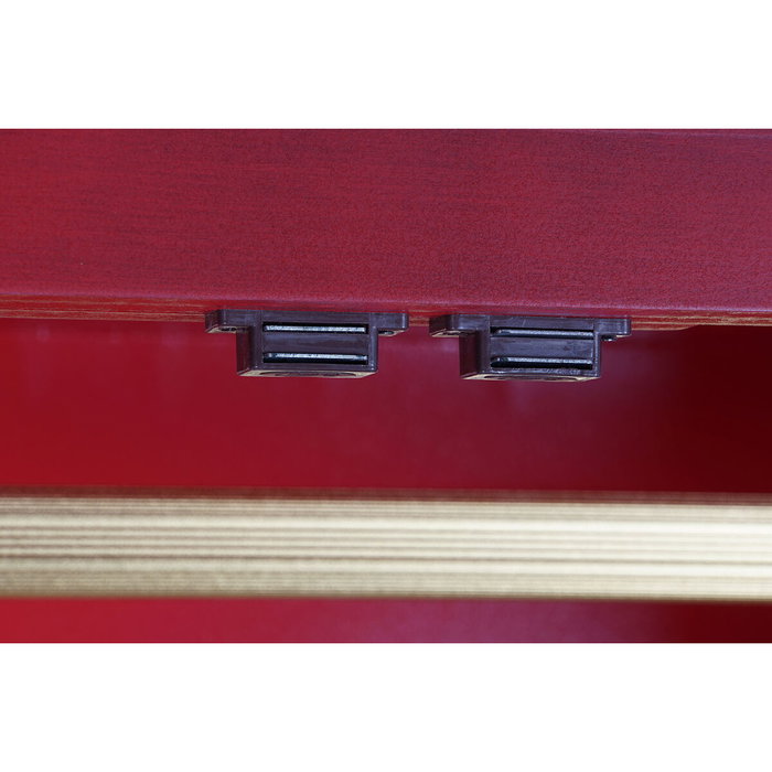 DKD Home Decor Armario Abeto MDF Rojo