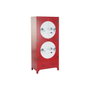 DKD Home Decor Armario Abeto MDF Rojo